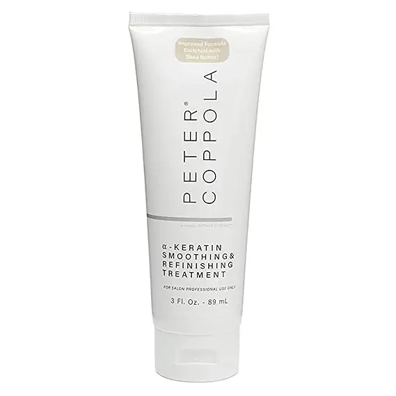 PETER COPPOLA a-Keratin Smoothing And Refinishing Treatment - Semi-Permanent Keratin Hair Treatment Smoothes, Nourishes, And Repairs the Hair - Formaldehyde-Free, Aldehyde-Free